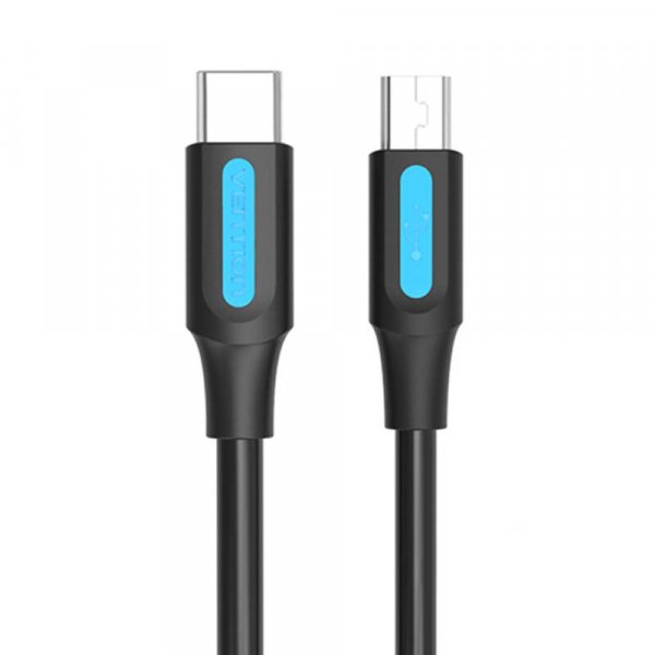 USB-C 2.0 auf Mini-B Kabel - USB-Adapter-Kabel 2A 1m schwarz