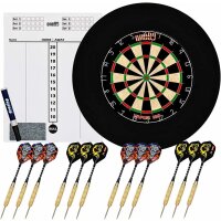 Professional Perfection Dartscheibe mit Pfeilen, Profi...