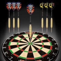 Professional Perfection Dartscheibe mit Pfeilen, Profi...