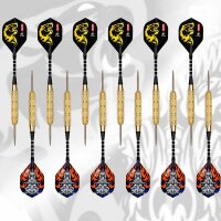 Professional Perfection Dartscheibe mit Pfeilen, Profi Steeldartscheibe aus Sisal, Dartscheibe Steeldart Dartscheibe Set mit 6/12 Dartpfeilen Metallspitze (Dartscheiben-Set)