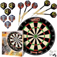 Professional perfection Dartscheibe mit Pfeilen, Profi...