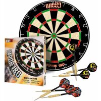 Professional perfection Dartscheibe mit Pfeilen, Profi...