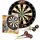 Professional perfection Dartscheibe mit Pfeilen, Profi Steeldartscheibe aus Sisal, Dartscheibe Steeldart Dartscheibe Set mit 6/12 Dartpfeilen Metallspitze (Profi Steeldartscheibe aus Sisal-Set)