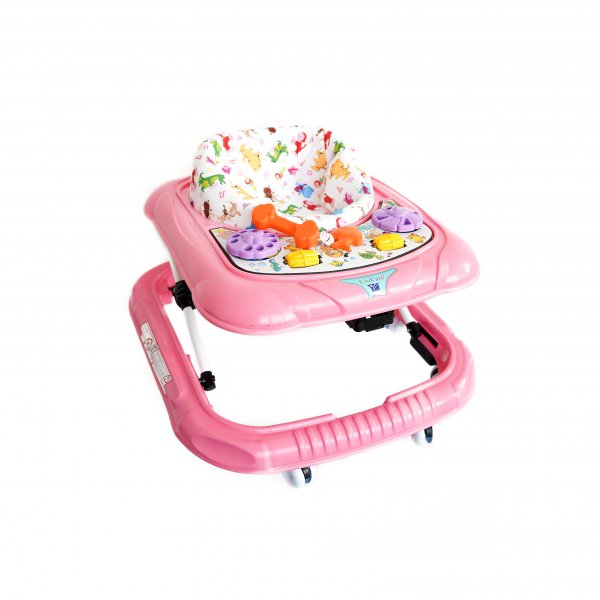 Lauflernwagen geeignet für Babys ab 6 Monaten in Pink aus Kunststoff 56x64x50 cm