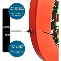 Dart Catchring Surround Dartscheibe Schutz Dart Auffangring für 45 cm Dartscheibe Rot