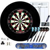 Dartscheibe Steeldart, Profi mit 6 Dartpfeile...