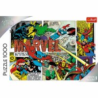 Marvel Retro Avengers Puzzle 1000 Teile Action und Nostalgie für Erwachsene und Kinder