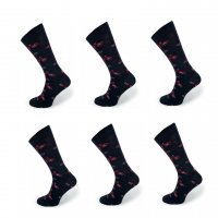 (6 Paar) Socken in Schwarz für Männer mit...