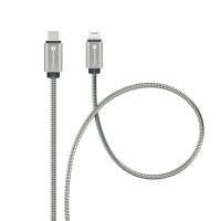 Ladekabel 1m in Silber USB-C komaptibel mit iPhone...