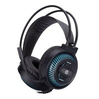 HP DHE 8001U Kabelgebundene Kopfhörer (schwarz)