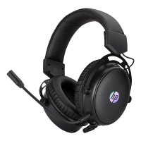 HP DHE-8005U Kabelgebundene RGB Kopfhörer (schwarz)
