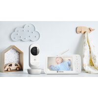 VM35 5" Baby-Monitor Video-Babyphone mit Farbdisplay Infrarot-Nachtsicht und Temperaturanzeige