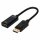 DisplayPort zu HDMI Adapterkabel Konverter Adapter 4K Schwarz