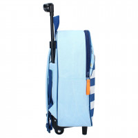 Bluey Trolley Roll-Rucksack Praktischer Schul- und Reiseruchsack für Kinder
