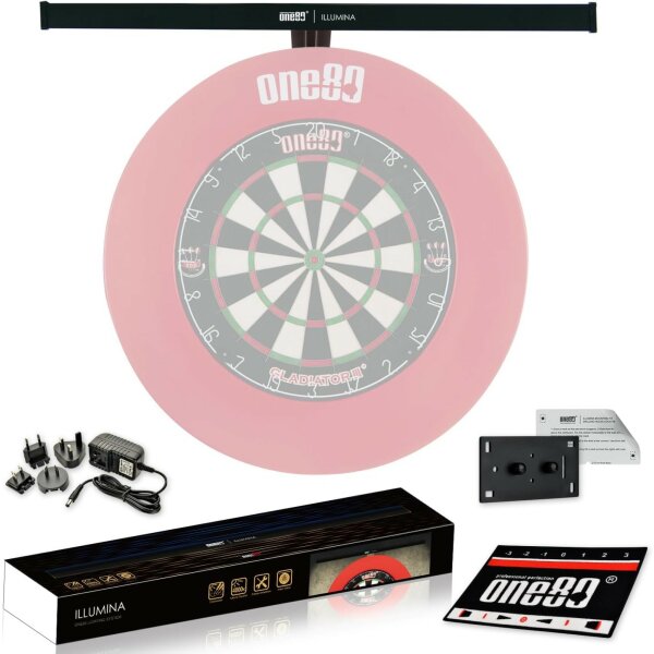 Dart Illumina LED Beleuchtung Dartboard System mit gebrandetem kleinen Nylonteppich