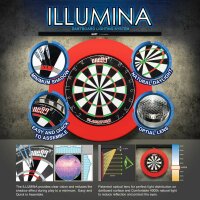 Dart Illumina LED Beleuchtung Dartboard System mit gebrandetem kleinen Nylonteppich