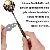 Soft Tip Darts Set mit Accessories| 12 Pack langlebige Kunststoffspitzen