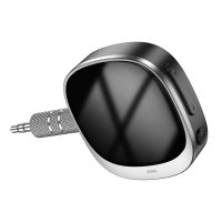 AUX Adapter Buchse 3,5 mm Bluetooth mit Display in Schwarz