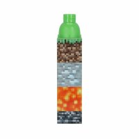 Minecraft Wasserflasche 650 ML Trinkflasche Ideal für unterwegs, perfekt für Schule und Freizeit