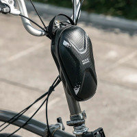 Tasche für den Lenker eines Fahrrads, Rollers 1,3L Schwarz mit externe Telefonladeanschlüsse