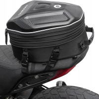 Motorrad Tankrucksack 20-35 L Schwarz erweiterbare Tasche...