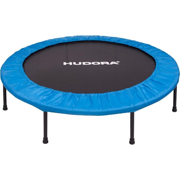 Hudora Kompaktes Fitness-Trampolin ⌀ 140 cm Ideal für Zuhause