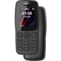 Nokia 106 (2019) Dual SIM schwarz Senior Handy Handy für Schul Kinder
