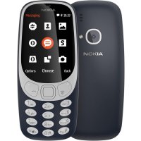 Nokia 3310 16GBMobiltelefon (2,4 Zoll Farbdisplay, 2MP Kamera, Bluetooth, Radio, MP3 Player, Dual Sim) dunkelblau