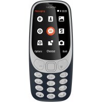 Nokia 3310 16GBMobiltelefon (2,4 Zoll Farbdisplay, 2MP Kamera, Radio, MP3 Player, Dual Sim) dunkelblau