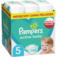 Pampers Active-Baby Monthly Box Windel mit einer zusätzlichen "Schlaf"-Schicht 150 Stk.