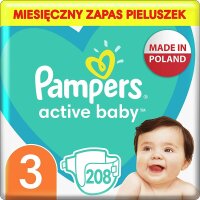 Pampers S3 Größe 3 Active Baby Monthly Box...