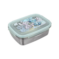 Disney Stitch Brotdose mit Gummidichtung - aus Edelstahl - 550 ml Fassungsvermögen - Sandwichbox Schule