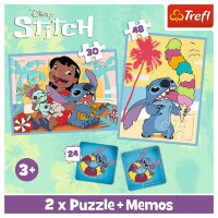 Lilo & Stitch 3-in-1 Puzzle & Memory Spielspaß für Kinder