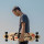 41 Zoll Longboard Skateboard Uhr Design 8-lagiges Ahorndeck