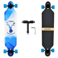 Twin Tip Skateboard Longboard Elk 8 Lagen, ABEC 11