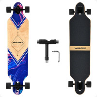 Twin Tip Skateboard Longboard Color Dream 8 Lagen, ABEC 11