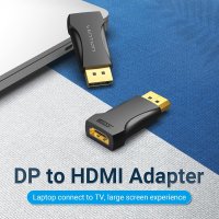 Displayport-zu-HDMI-Adapter kompatibel mit Lenovo, HP, Dell und mehr
