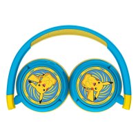 Drahtlose Kopfhörer für Kinder Bluetooth Kopfhörer OTL Pokemon Pikatchu in blau