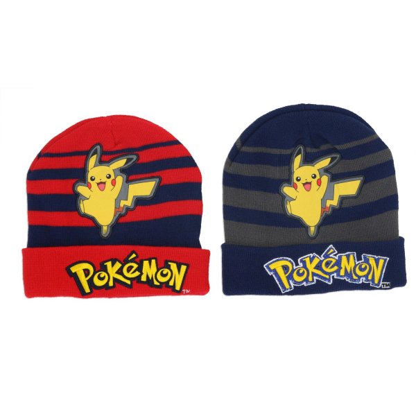 Pokémon Mütze Wintermütze Kopfbedeckung ideal für Kinder One Size