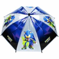 Sonic Kinder-Regenregenschirm Idealer Begleiter für...