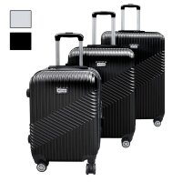 Trolley Set Reisekoffer 3-teilig - ABS Hartschale...