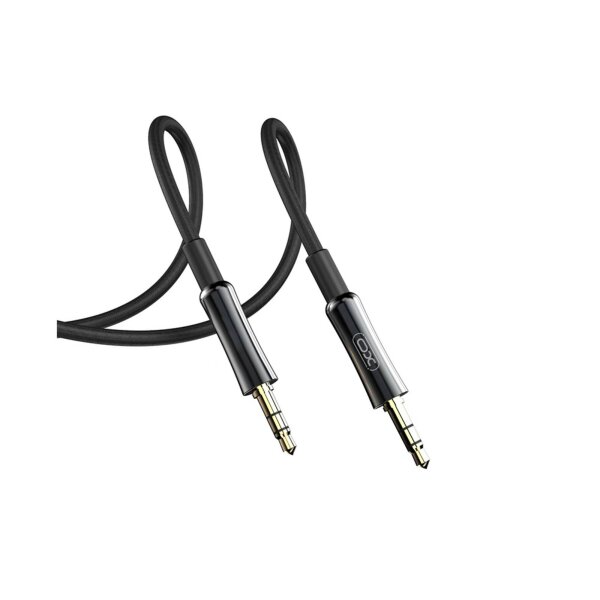 XO Audio-Kabel Videokabel Miniklinke 3,5mm auf 3,5 mm in Schwarz 1m