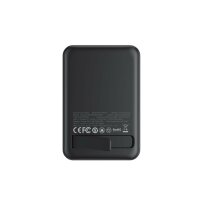 Powerbank 10000mAh in Schwarz 20W kompatibel mit MagSafe mit USB-C Anschluss