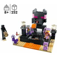 LEGO Minecraft End-Arena Set Action-Spielzeug mit Lava,...