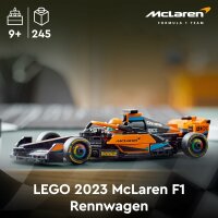 LEGO Speed Champions McLaren Formel 1 Rennwagen 2023, Spielzeug für Kinder ab 9 Jahren,Geschenkidee