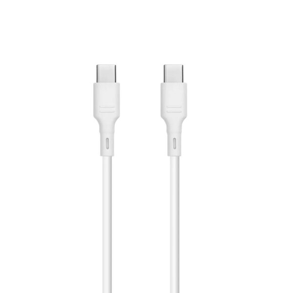 Kabel USB-C auf USB-C max. 60W 3A 100 cm zum Laden und Datenübertragen