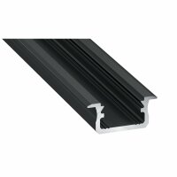 LED Aluminium Profil Leiste Schwarz | Typ B Vielseitig...