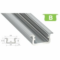 LED Aluminium Profil Leiste Schwarz | Typ B Vielseitig...