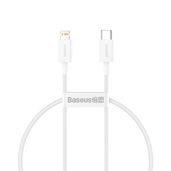 Baseus Superior Series USB-C kompatibel mit iPhone PD 20W 2 m Kabel - Weiß