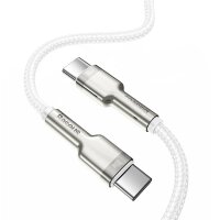 Baseus Cafule Series Metal Data USB-C / USB-C PD QC SCP 100W 5A 1 m Kabel - Weiß